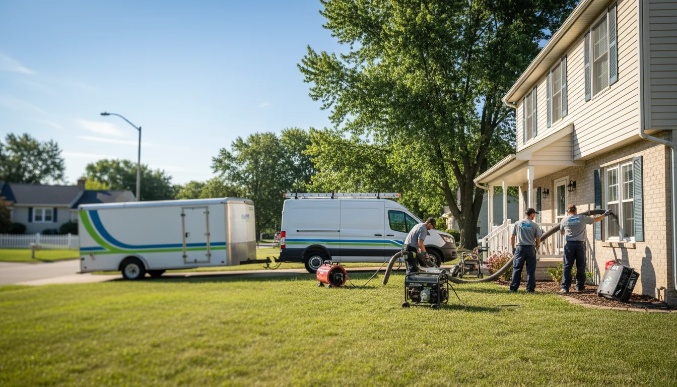 Flooded Basement Restoration And Cleanup With Repair in Nickerson, NE near me